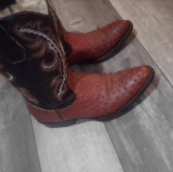 Ostrich leather boots - Picture 3 of 5